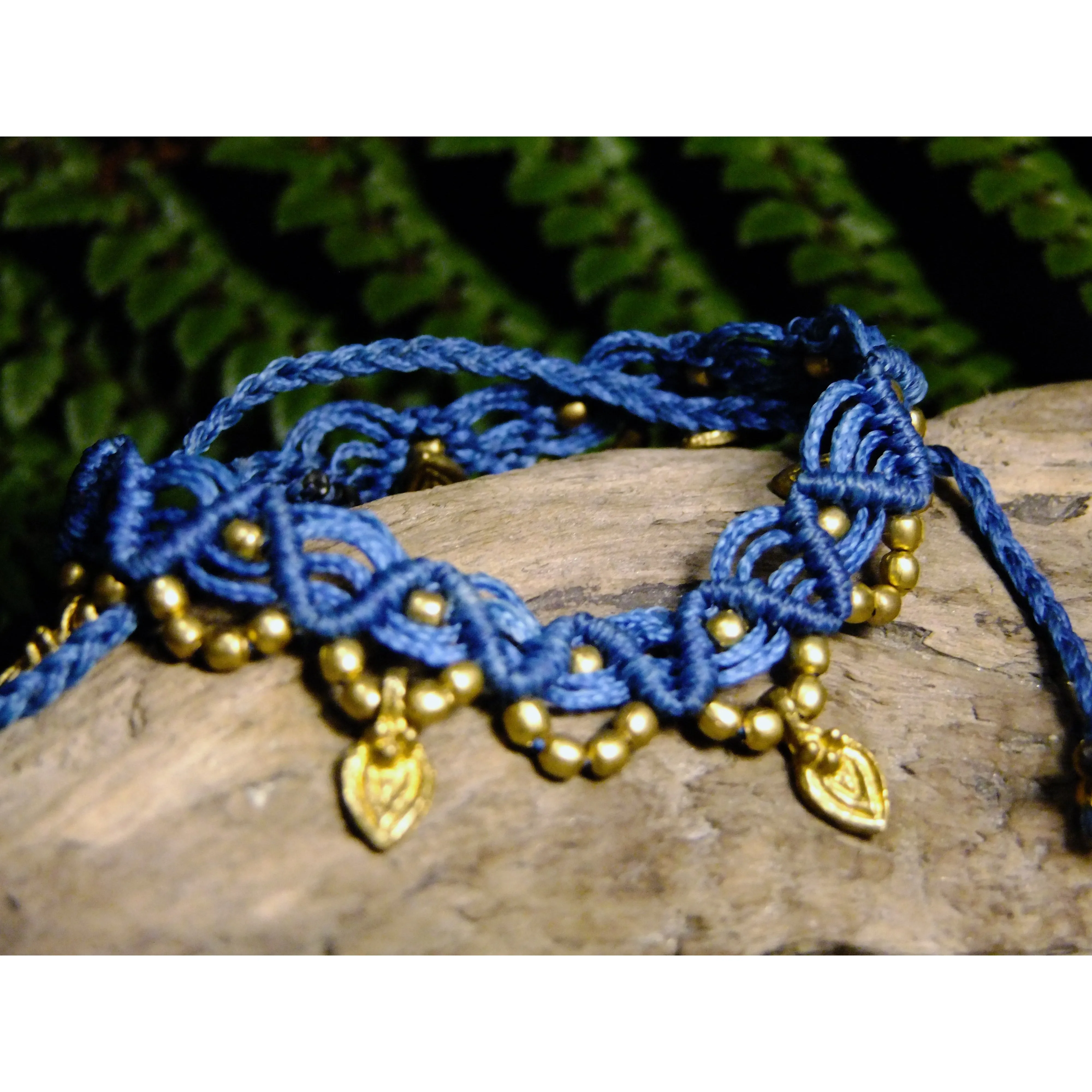 Charm Macrame Anklet
